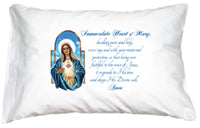PRAYER PILLOWCASE - IMMACULATE HEART OF MARY - 143-54 - Catholic Book & Gift Store
