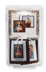 2" BROWN SCAPULAR IN DELUXE PACKAGING - 1515-309 - Catholic Book & Gift Store 