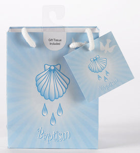 SMALL/BAPTISM GIFT BAG/BLUE - 165-20-1003 - Catholic Book & Gift Store 