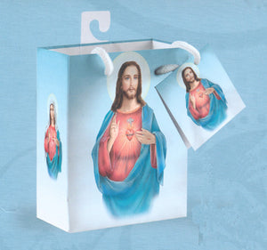 SMALL/TWIN HEARTS GIFT BAG W/TISSUE - 165-20-1006 - Catholic Book & Gift Store 
