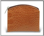 BROWN CROCODILE SKIN PATTERN ROSARY POUCH - 1691-05 - Catholic Book & Gift Store 