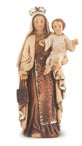 4" OUR LADY OF MOUNT CARMEL RESIN STATUE - 1735-207 - Catholic Book & Gift Store 