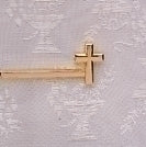 TIE BAR WITH CROSS - 17931 - Catholic Book & Gift Store