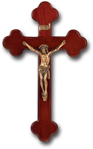 10" CLOVER-LEAF CRUCIFIX - 18M-10R8 - Catholic Book & Gift Store 