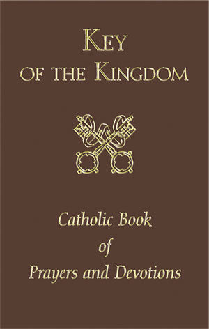 BROWN/KEY OF THE KINGDOM PRAYERBOOK - 2590-BN - Catholic Book & Gift Store 