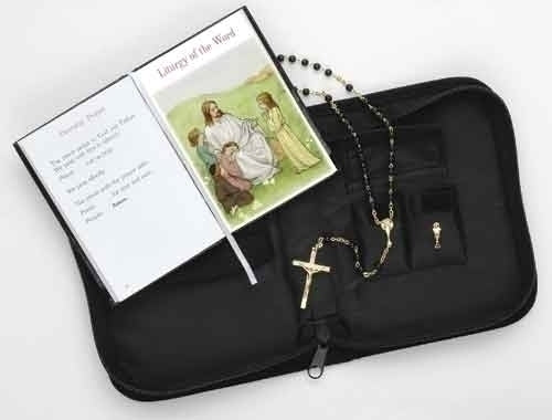 COMMUNION FOLDER BLACK - 26288 - Catholic Book & Gift Store