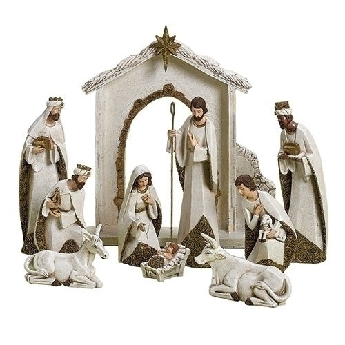 NATIVITY FIGURES 10PC ST 12