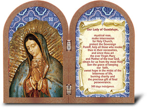 OUR LADY OF GUADALUPE STANDING DYPTYCH - 342-217 - Catholic Book & Gift Store 