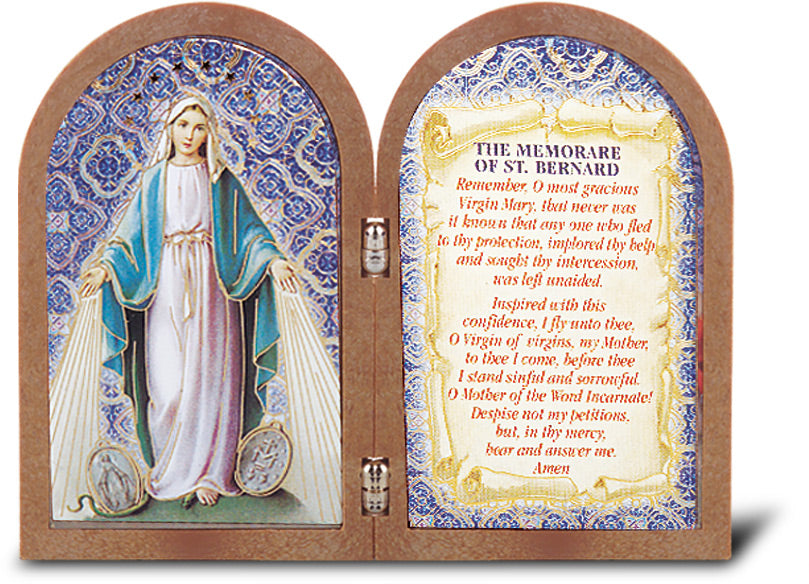 OUR LADY OF GRACE STANDING DYPTYCH - 342-253 - Catholic Book & Gift Store 