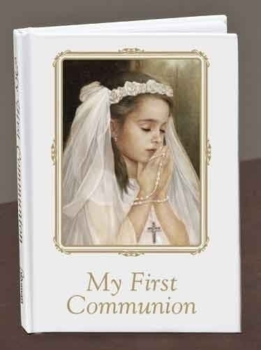 COMMUNION PRAYER BOOK/GIRL - 40009 - Catholic Book & Gift Store