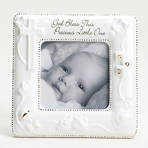 3.75"x3.75" BAPTISM PICTURE FRAME - 40052 - Catholic Book & Gift Store 