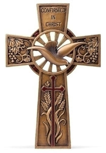 7.75" CONFIRMATION WALL CROSS - 40080 - Catholic Book & Gift Store 