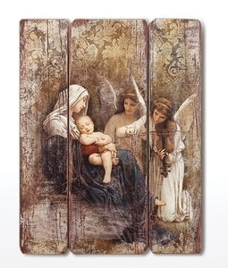 26"H SONG OF THE ANGELS DECORATIVE WALL PANEL