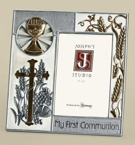 COMMUNION FRAME HOLDS 4X6 PHOTO