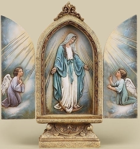 OUR LADY OF GRACE TRIPTYCH - 41439 - Catholic Book & Gift Store 