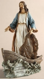 11.25" CHRIST THE FISHERMAN FIGURE - 42111 - Catholic Book & Gift Store 
