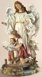 10" CLASSIC GUARDIAN ANGEL FIGURE - 42117 - Catholic Book & Gift Store 