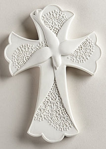 7.5" LACE CONFIRMATION CROSS - 43153 - Catholic Book & Gift Store 