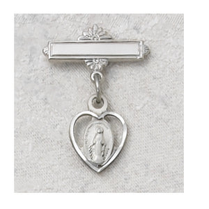 STERLING SILVER MIRACULOUS BABY PIN - 436L - Catholic Book & Gift Store