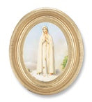 OUR LADY OF FATIMA GOLD STAMP PRINT - 451G-228 - Catholic Book & Gift Store