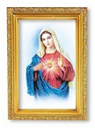 4"X6" FRAMED IMMACULATE HEART OF MARY - 461-201 - Catholic Book & Gift Store 