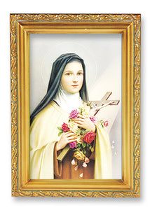4.5"X6.5" FRAMED ST THERESE - 461-340 - Catholic Book & Gift Store 