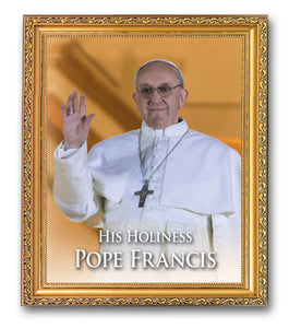 4.5"x6.5" FRAMED POPE FRANCIS - 461-574 - Catholic Book & Gift Store 