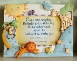 GOD CREATED EVERYTHING FRAME - 46548 - Catholic Book & Gift Store 