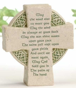 3.5" CELCTIC CROSS/MAY THE ROAD RISE - 47267 - Catholic Book & Gift Store 