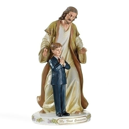JESUS W/PRAYING BOY FIGURE