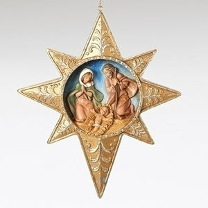 6" HOLY FAMILY STAR ORNAMENT - 56356 - Catholic Book & Gift Store 