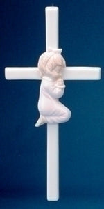 VALENCIA - BABY GIRL CROSS - 57029G - Catholic Book & Gift Store 