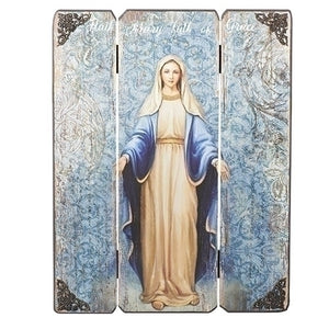 17"H LADY OF GRACE DECORATIVE WALL PANEL