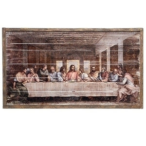 21"H THE LAST SUPPER PANEL WALL HANGING