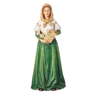 6"H SAINT DYMPHNA STATUE