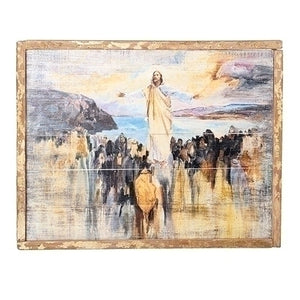 20"H THE REDEEMER PANEL WALL PLAQUE