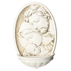 8"H HOLY FAMILY WATER FONT