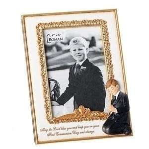 COMMUNION BOY FRAME 4X6