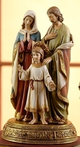 HOLY FAMILY ON STAND W/ DRAWER - 61289 - Catholic Book & Gift Store 
