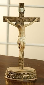 8.5" CRUCIFIX WITH STAND - 62629