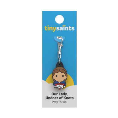 Mary, Undoer of Knots Tiny Saints Charm