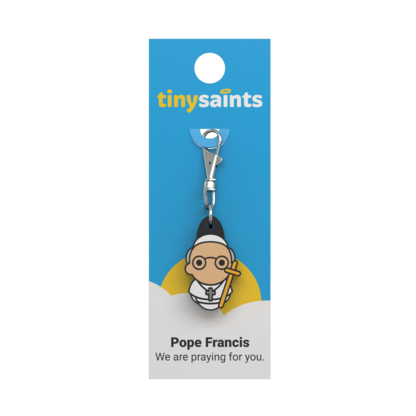 Pope Francis Tiny Saints Charm