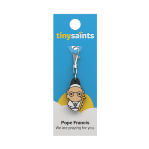Pope Francis Tiny Saints Charm