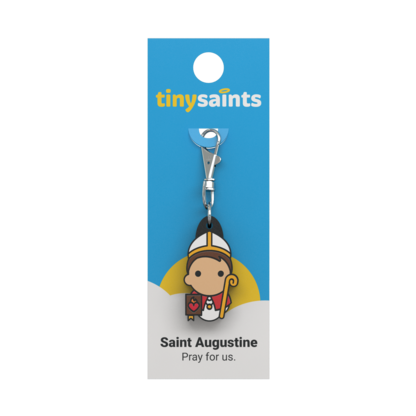 Saint Augustine Tiny Saints Charm