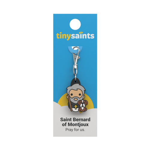 Saint Bernard of Montjoux Tiny Saints Charm