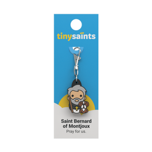 Saint Bernard of Montjoux Tiny Saints Charm