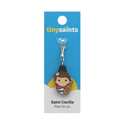 Saint Cecilia Tiny Saints Charm