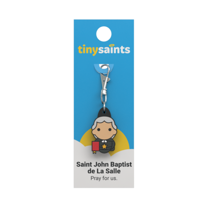 Saint John Baptist de La Salle Tiny Saints Charm