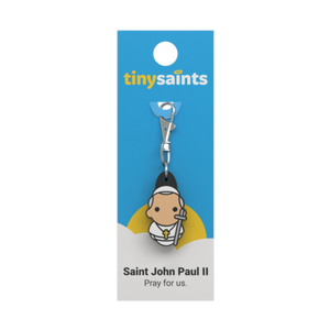 Saint John Paul II Tiny Saints Charm
