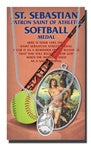 OVAL ST SEBASTIAN WOMEN'S SOFTBALL MEDAL - 650-8041 - Catholic Book & Gift Store
